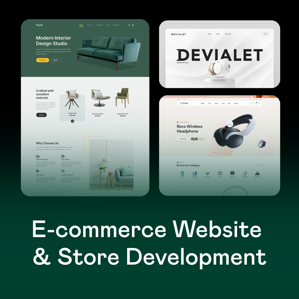 E-commerce Website & Store Development